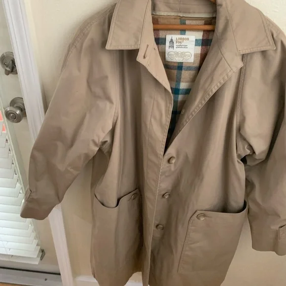 Vintage London Fog Weatherware Woman’s Sz 16R Removable Lining - Picture 7 of 11